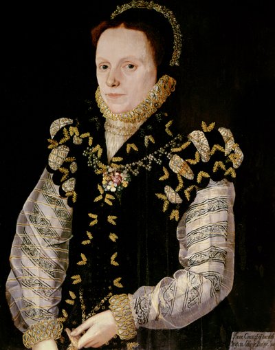 Anne Russell, Condesa de Warwick (1548-1604), c.1565 de English School